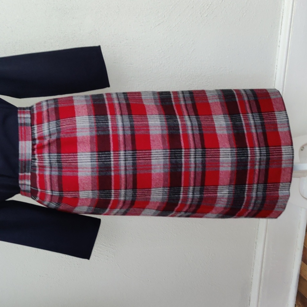 Pendleton Wool Plaid Pencil Skirt